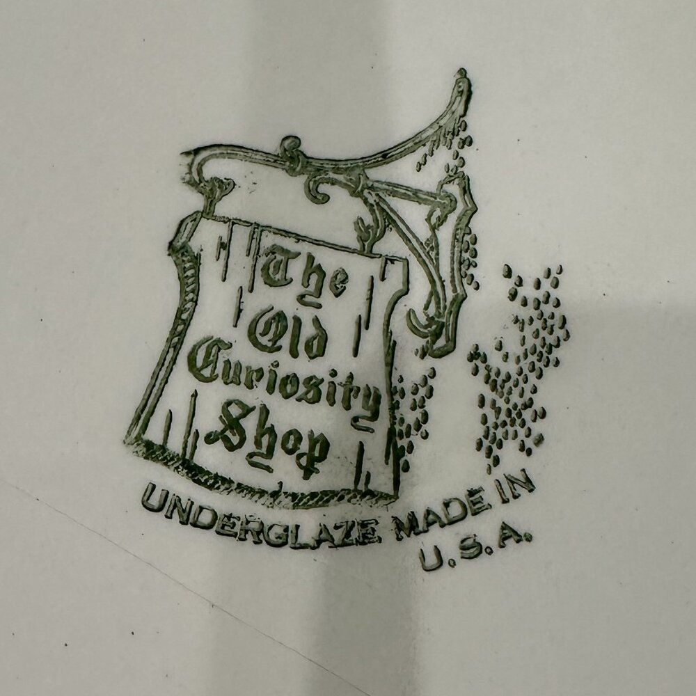 OLD CURIOSITY SHOP Vintage Underglaze - Picture 4 of 12